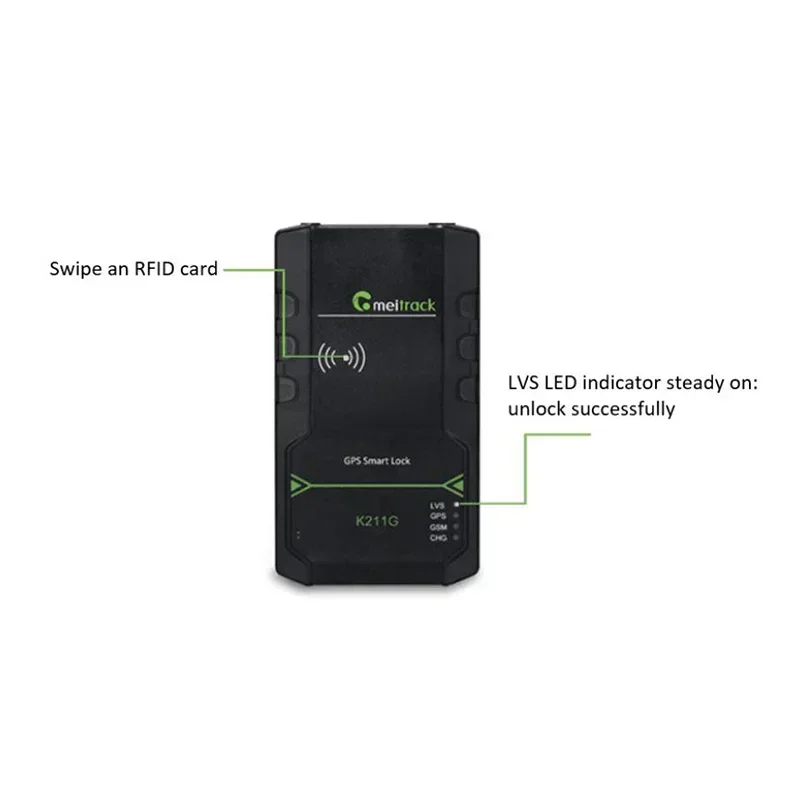 Контейнерный спутниковый GPS-замок Meitrack K211G 3G/Lora с сроком службы батареи 78 дней