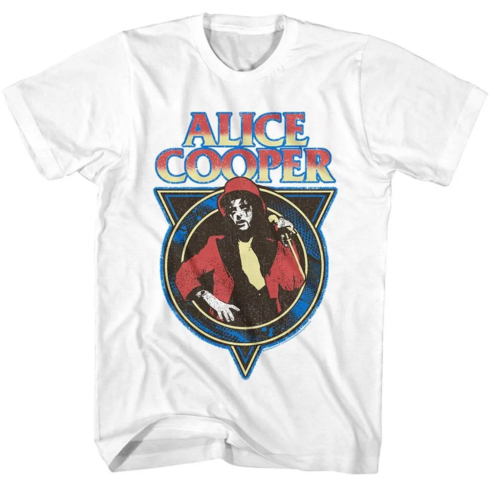 Белая футболка для взрослых Alice Cooper Wwac