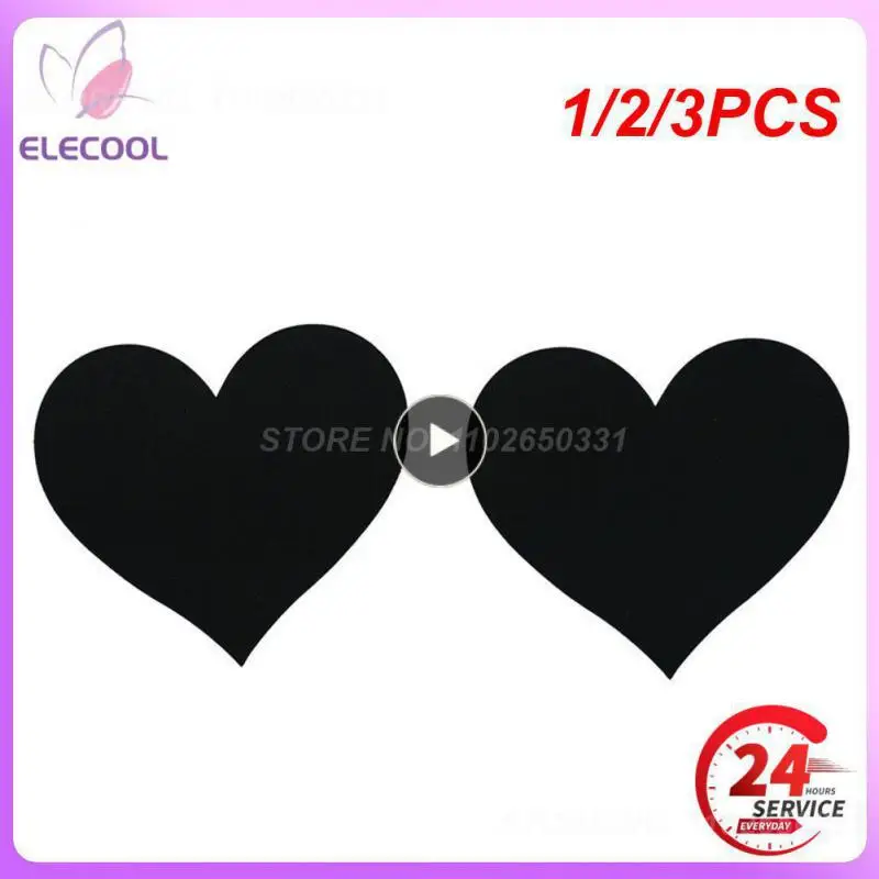 

1/2/3 шт., наклейки на грудь в форме сердца