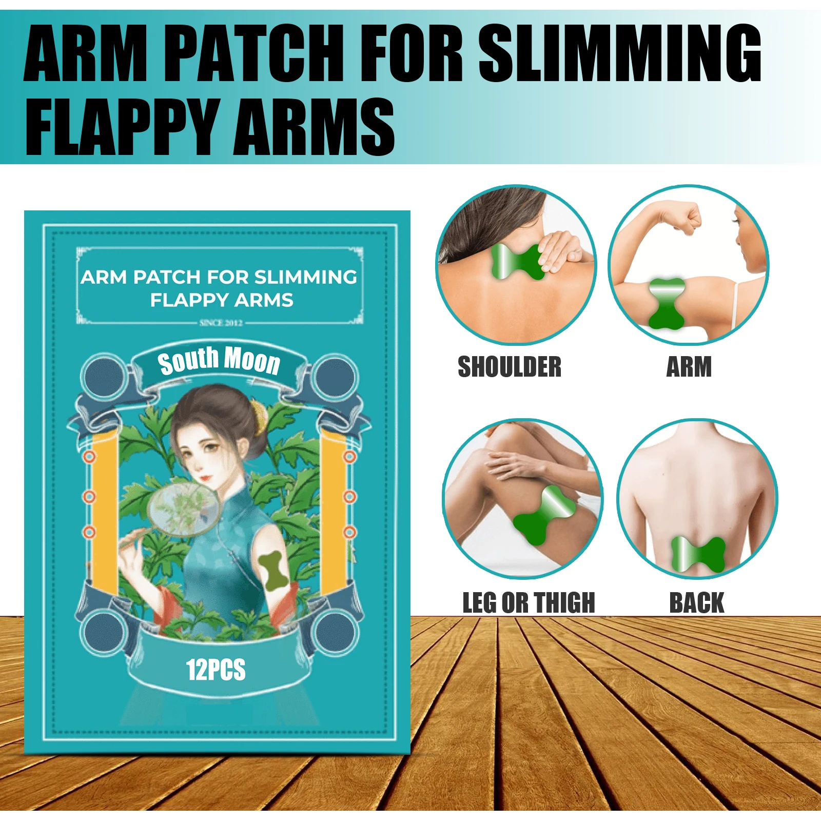 Fast Thin Arm Patches Weight Loss Patch Slimming Product Hot Compress Stickers for Weight Loss Burn Fat Leg Lose Weight 12pcs