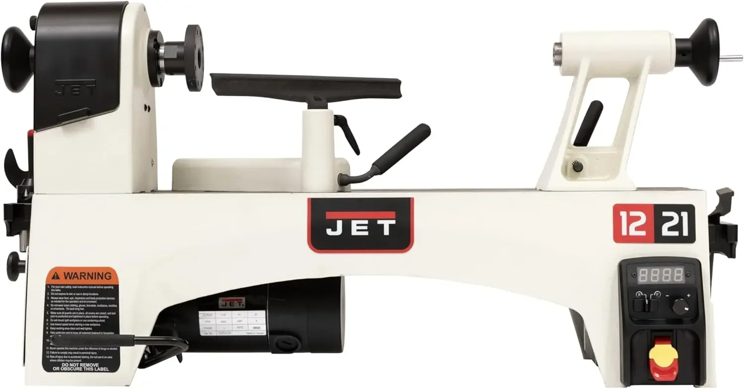 Для токарного станка JET 12 дюймов x 21 дюйм с переменной скоростью 1 HP 115 В 1ph (модель