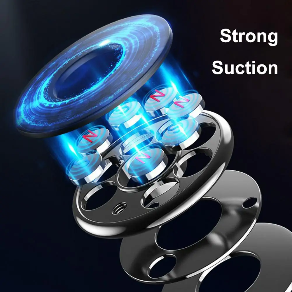 

Magnetic Stand Practical Lightweight Self-adhesive Car Magnetic Phone Holder for Car Phone Mount Phone Support