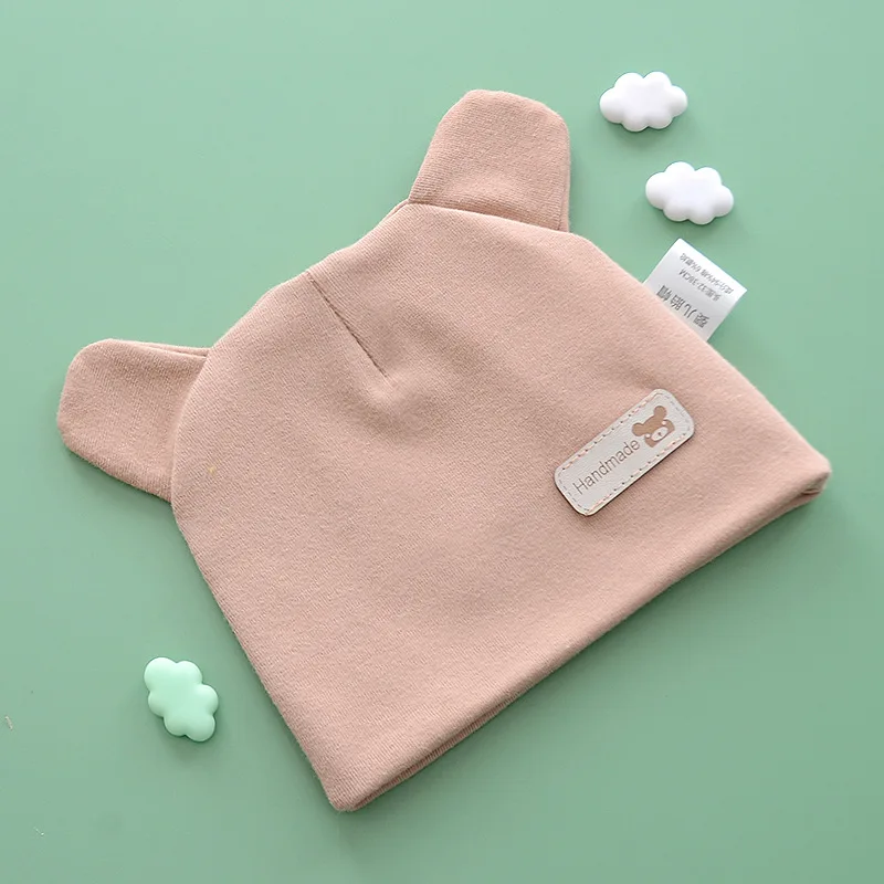 Newborn Baby Hats Cotton for 0-6 Months Spring Autumn High Quality