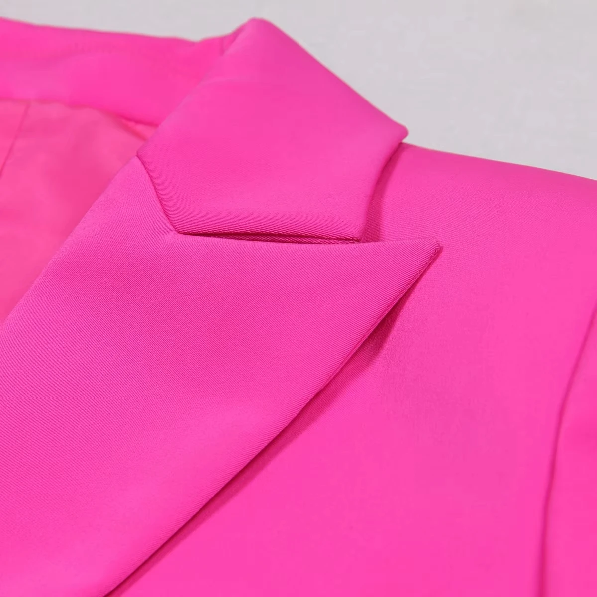 Американский европейский свежий цвет фуксии комплект из 3 предметов: пиджак с