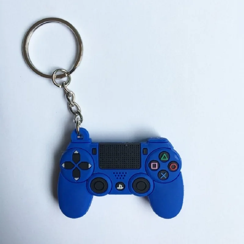 Для PS5 ПВХ мягкий клей мини игровой контроллер брелок для PS4 телефон кошелек