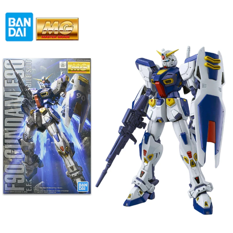 

Набор оригинальных моделей Bandai Gundam MG 1/100 F90, проект AtoZ, пластиковый мобильный костюм, сборный костюм, аниме экшн-фигурки, игрушки, подарки