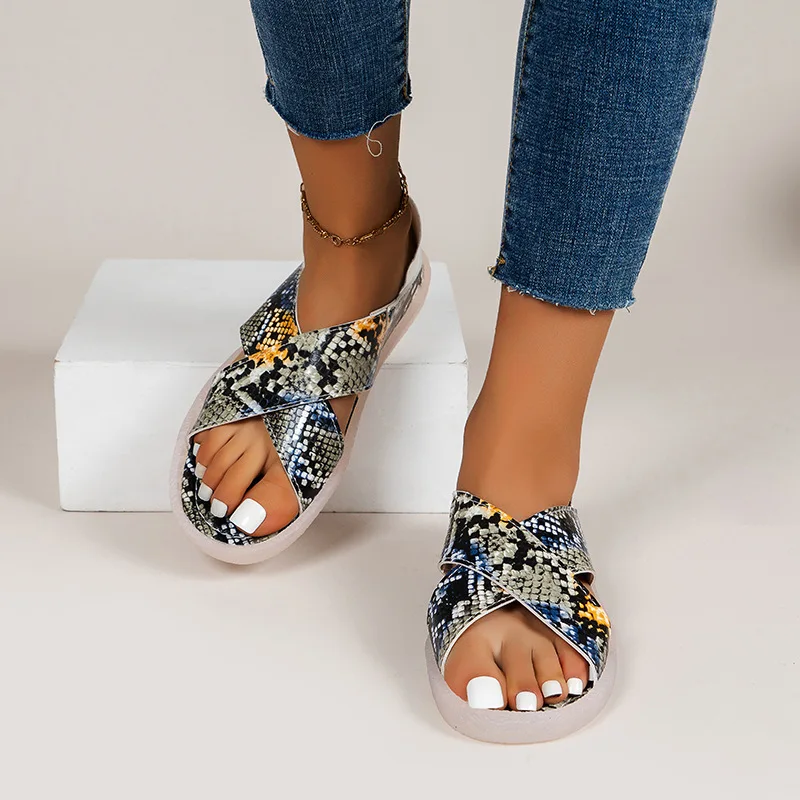 

New Summer Women Sandals Silk Bow Flat Shoes Ladies Beach Shoes Slipper Outdoor Fashion Student Home Casual Slippers 35-43