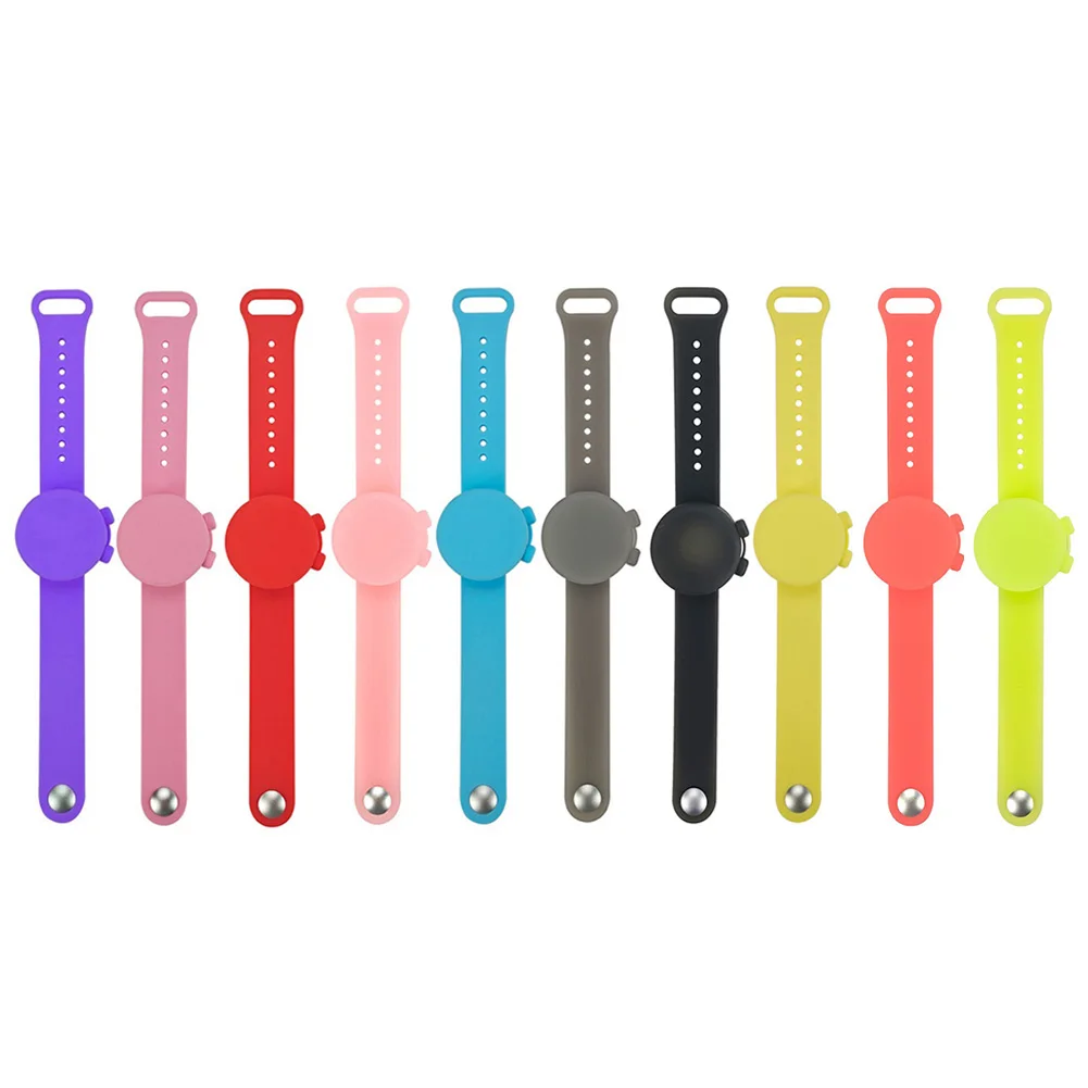 

Portable Sterilization Silicone Soap Dispenser Sanitizer Bracelet Wristband Hand for Home Caring Health Decoration