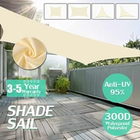 22 size summer garden waterproof shade sail anti uv awning shade cloth for outdoor balcony terrace patio travel camping carport