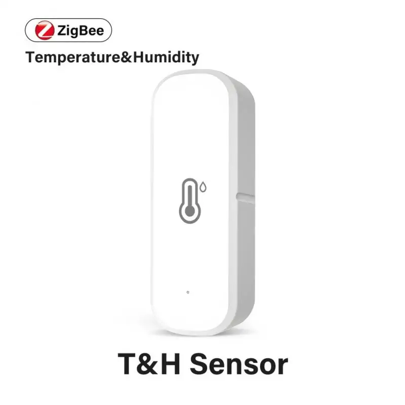 

Tuya ZigBee/WiFi Temperature Humidity Sensor Home Connected Thermometer Compatible With Smart Life Alexa Google Assistant