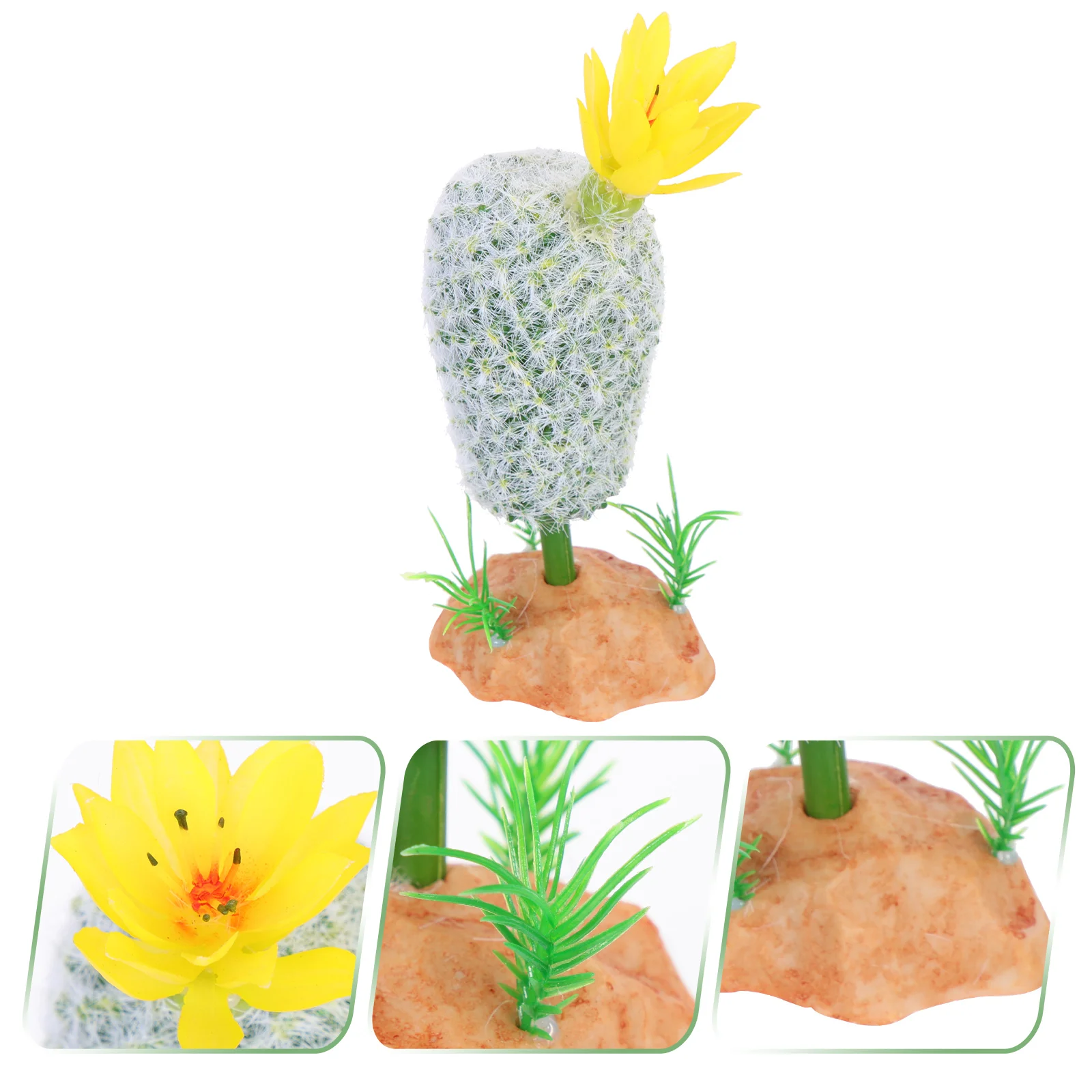 

Reptile Decor Terrarium Fakegreen Artificial Decorative Desert Resin Faux
