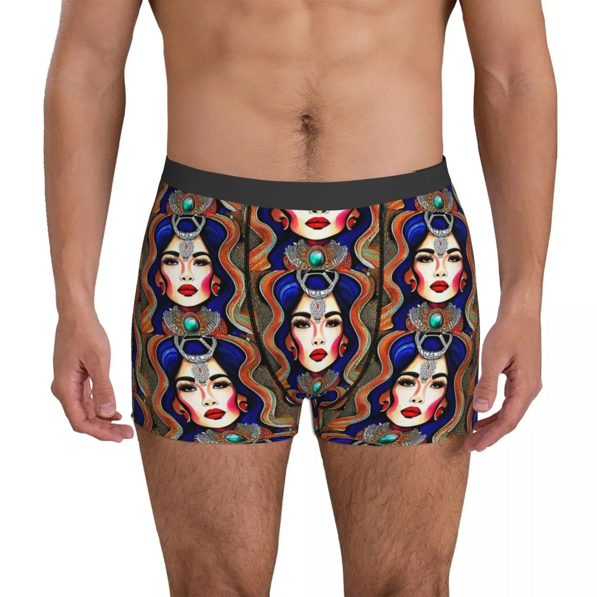 

Gypsy Queen нижнее белье для милых женщин, качественные мужские трусы, удобные шорты, трусы для дня рождения