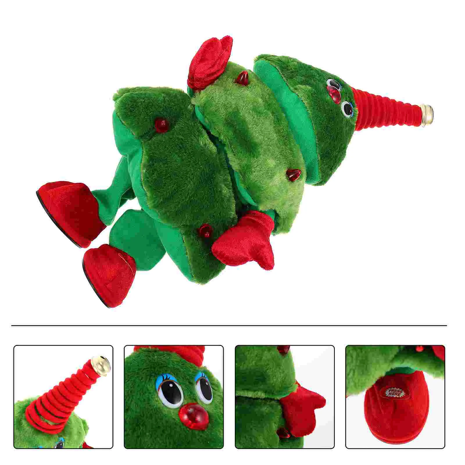 

Christmasstuffed Tree Xmasdecoration Plush Dancing Decor Homeelectric Playthingsupplies Animal Novelty Kids Present Gift Singing