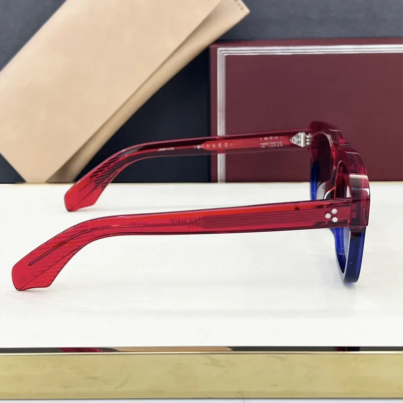 Очки солнцезащитные мужские и женские квадратные в ретро стиле с большой оправой