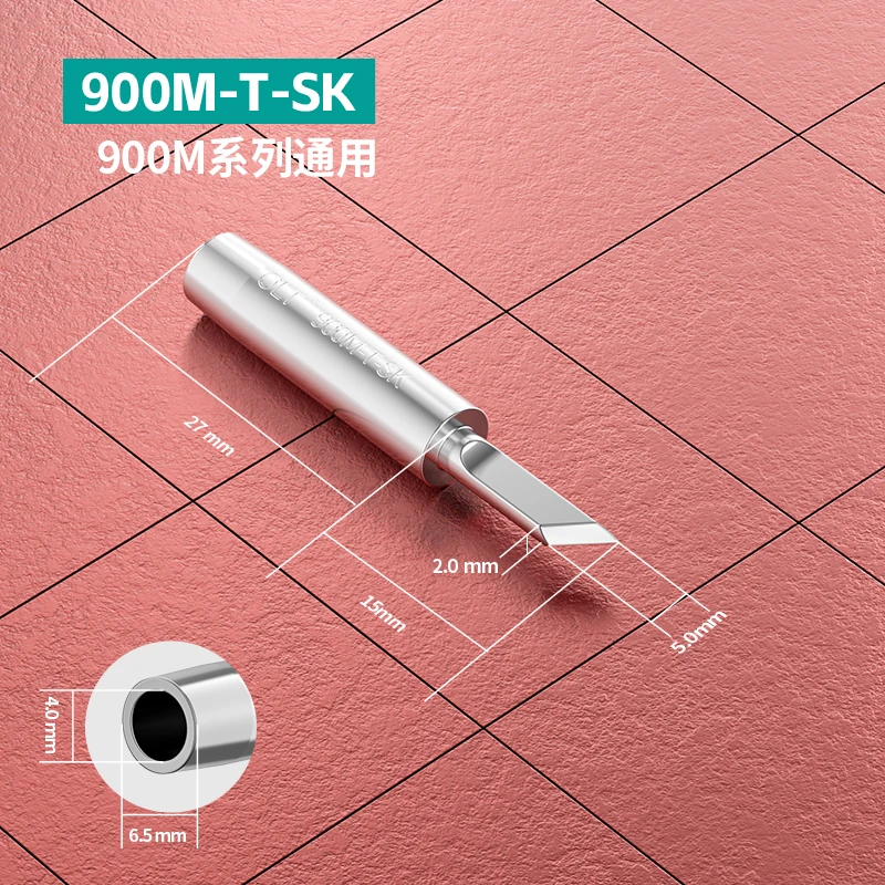 Фото 900M Soldering Iron Tip 900M-T-K 1C 2C 3C 4C SK SI Compatible with for 936 Soldering Station DIY Soldering Tools Discount Sale №3