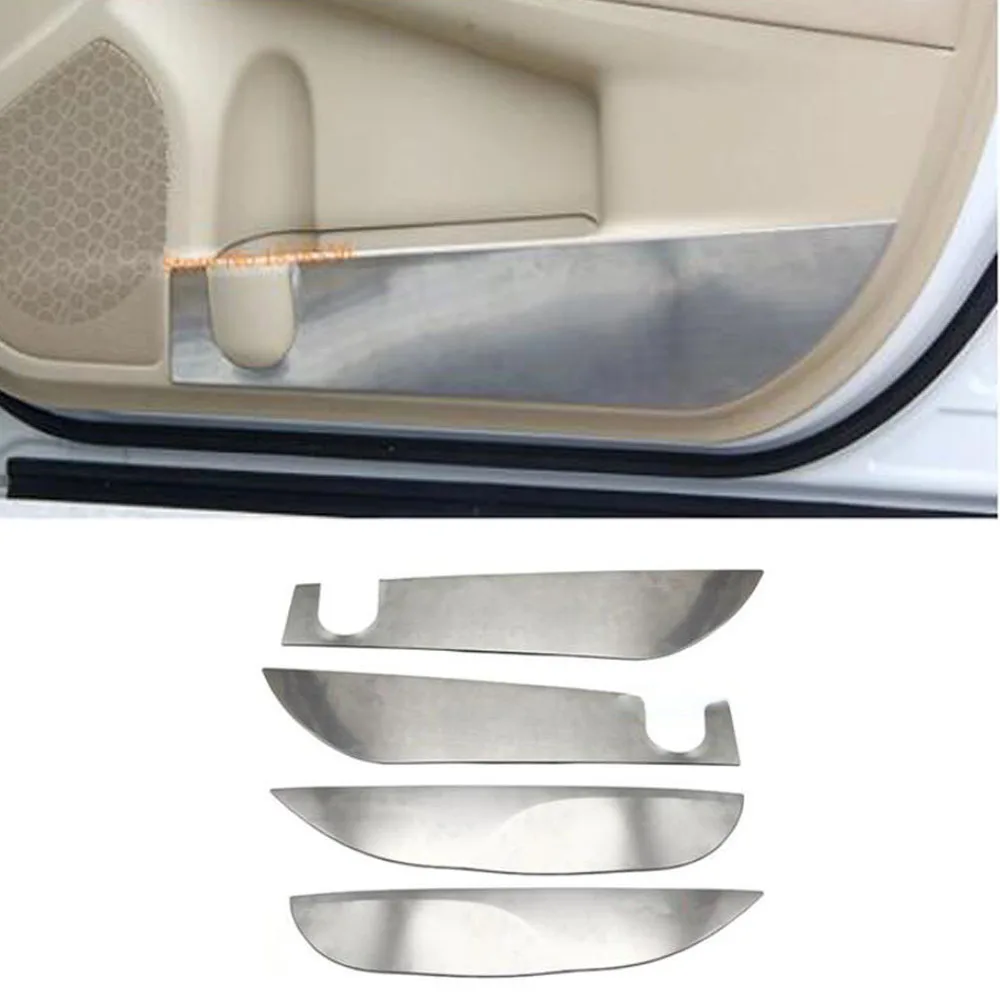 

For Toyota Camry 2015 2016 2017 Stainless Steel Inner Door Protective Car Frame Cover Anti-Kick Board Stick Trim Decoration Hood