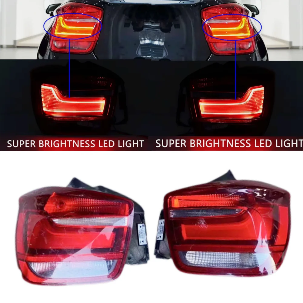 Фото Для BMW F20 F21 114d 114i 116d 116i 118d 118i 120d 125d 125i M135i 2011-2014 Задний бампер с фонарями в сборе OE: 63217270095/096 №4