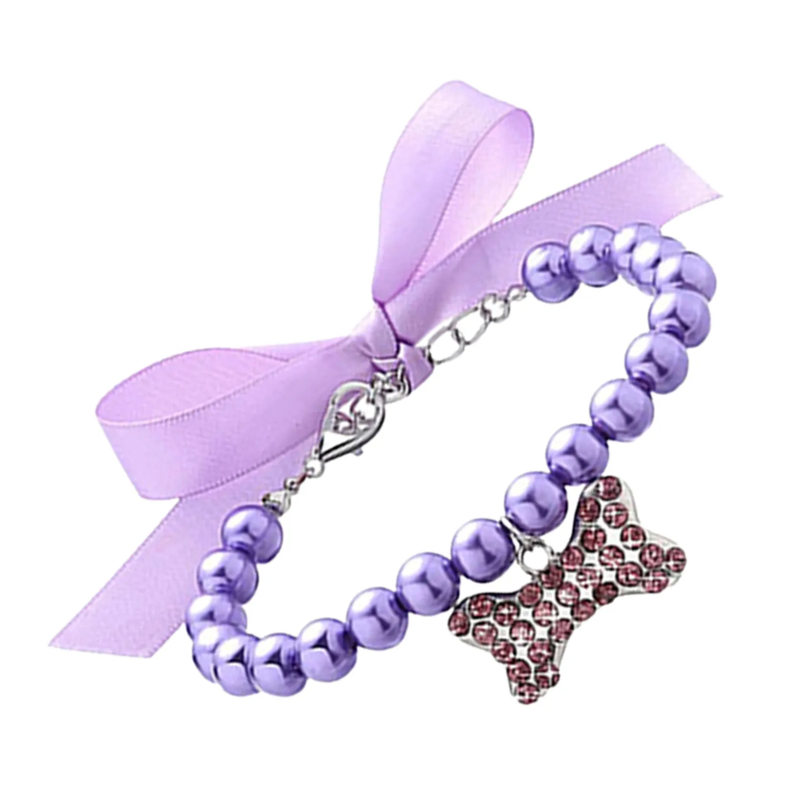 

Dog Pearl Collars Delicate Dog Pearl Collar With Crystal Rhinestone Cat Pearl Neck Strap Pet Pearl Necklace For Dogs Cats Puppy