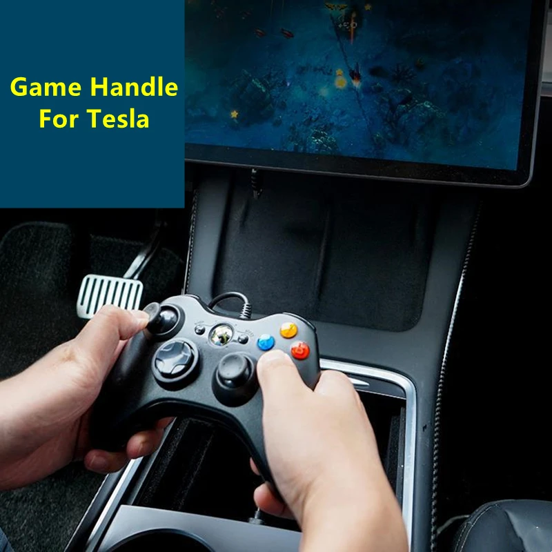 

Подходит для игрового контроллера Tesla Game Handle, геймпад, джойстик для Tesla Model 3 Model Y, беспроводной контроллер, Bluetooth контроллер