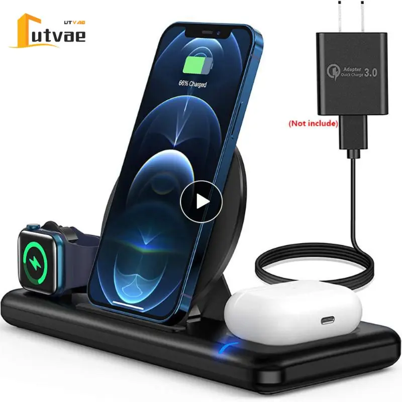 

3 In 1 Wireless Charging Station Fast Supporting Mobile Phones