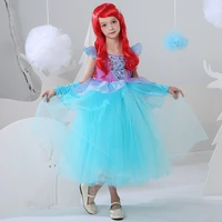 girl princess dress mermaid gauze dress new little girl birthday party party dress childrens performance dress princess dress