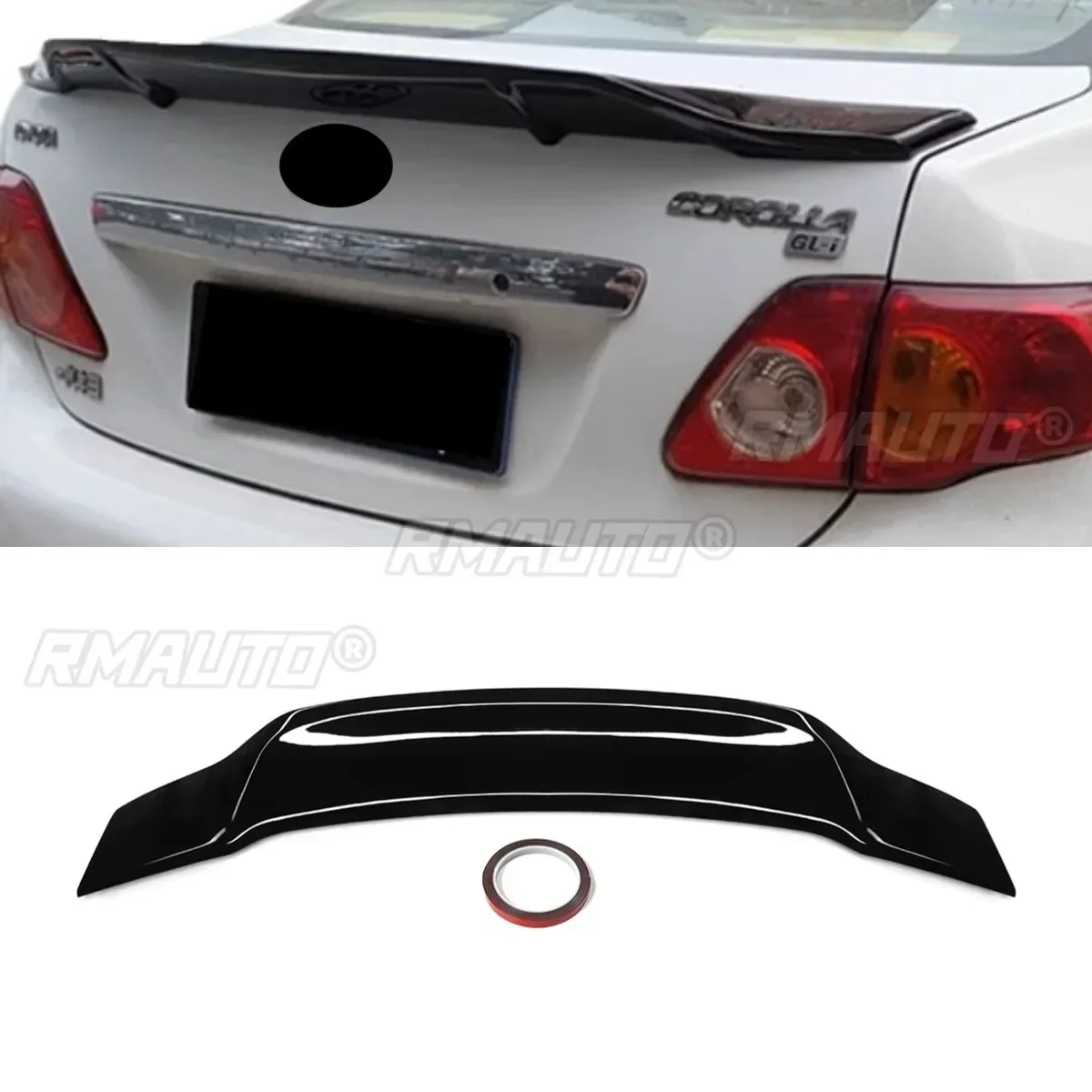 Corolla Spoiler Wing Rear Roof For Toyota 2007-2013 Body Kit Car Accessories