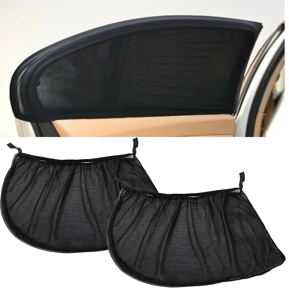 Cortinas Ventana Lateral Universales Para SUV Protective Repelente Mosquitos Red Malla Umbrella Coche Accesorios Automóviles