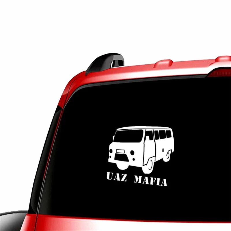 

Автомобильные наклейки и Переводные картинки УАЗ мафия, автомобильная наклейка 13,4*15 см
