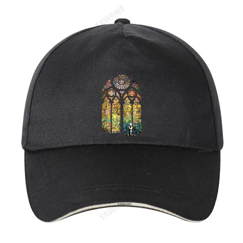 

Baseball Cap Spring Summer Solid Sunhat Banksy Stained Glass Window graffiti art urban art Baseball Caps Summer Adjustable