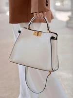 high quality fashionable new womens bags 100 luxury leather shoulder bag large capacity all match diagonal bag casual handbag