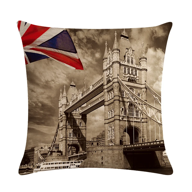 Роскошный чехол для подушки живописный парижские наволочки подушек чехлы