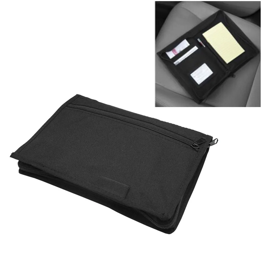 

Car Glove Box Compartment Organizer Manual Wallet Center Console Storage Case Pouch Holder for Card, Licenses, Registration