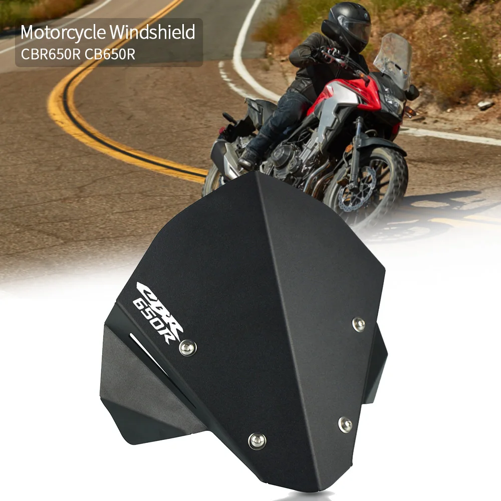 

Motorcycle Aluminum For HONDA CB650R 2019 2020 2021 2022 Windscreen Deflector Extention Kit Windshield Fairing CB 650R CB1000R