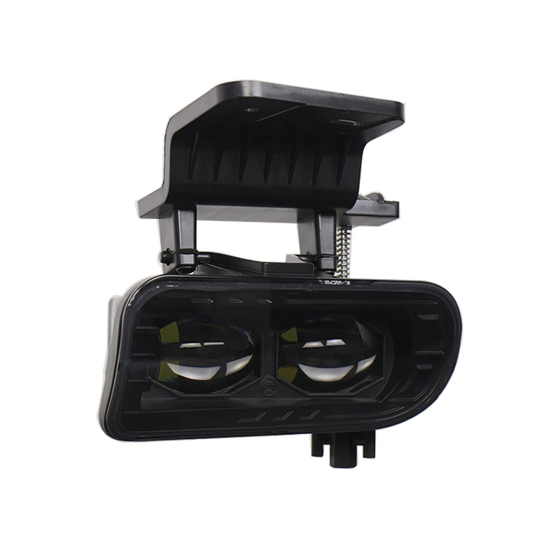 1 пара черных 12 В светодиодных автомобильных противотуманных фар переднего