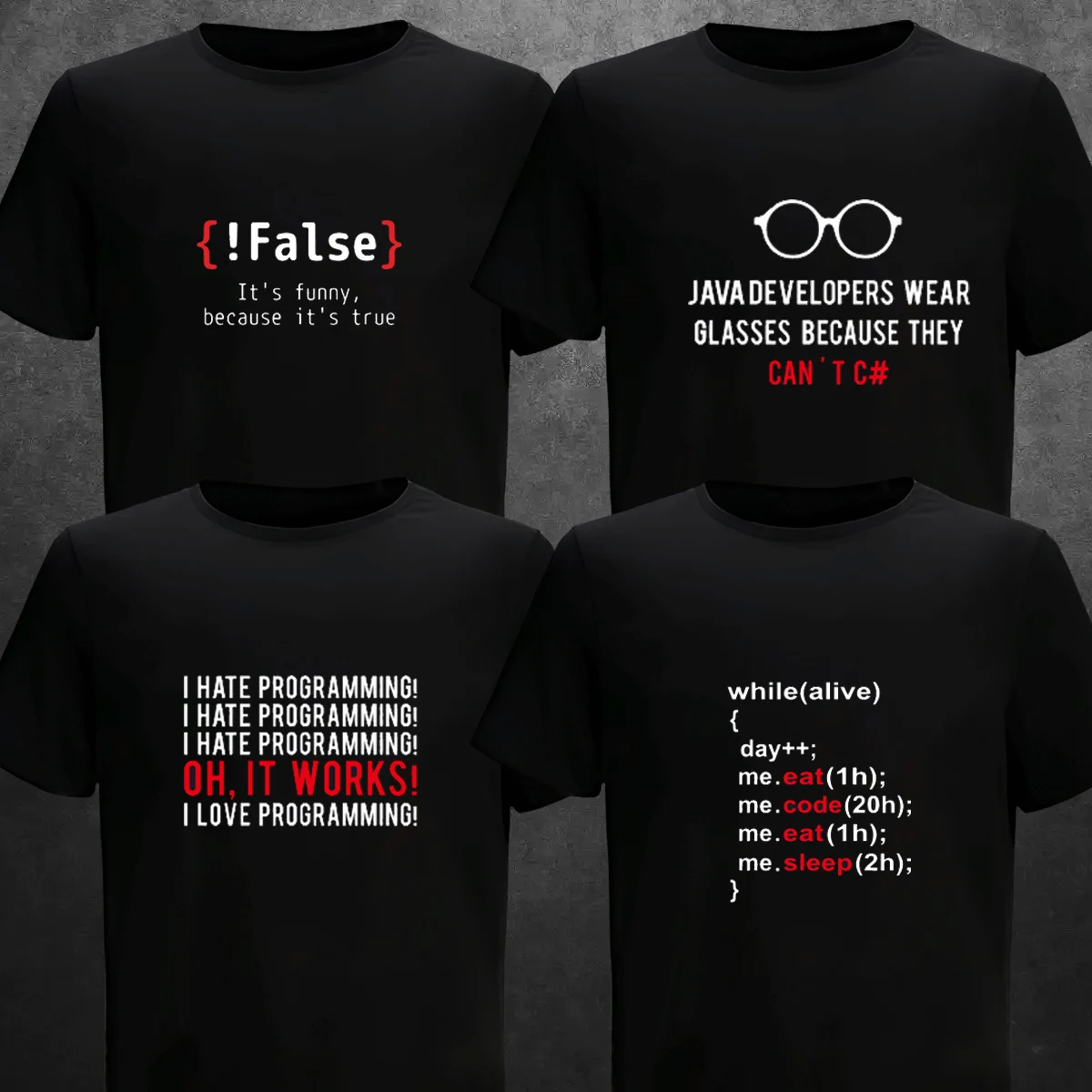 Футболка мужская с принтом, простая Летняя Повседневная Удобная рубашка с коротким рукавом, программатор Live Eat Code Eat Sleep