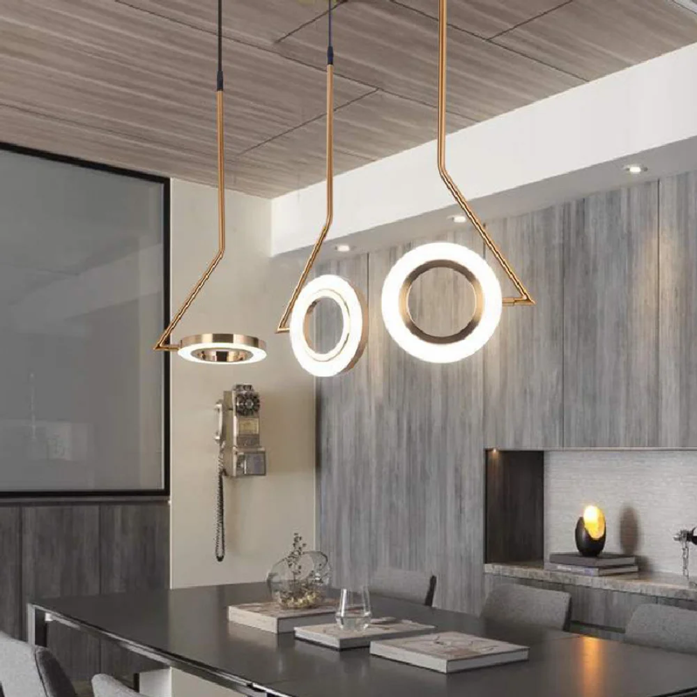 

LED pendant lamp Modern Minimalist For Bedroom Bedside Restaurant Bar Creative Home Decoration Hanging Lights lustre salon decor