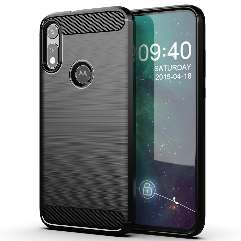 Shockproof Phone Case For Moto Edge S E7 Power E6i E6S E 2020 E6 Play E6 Plus E5 Plus E5 Cruise Luxury Soft Silicone Back Covers