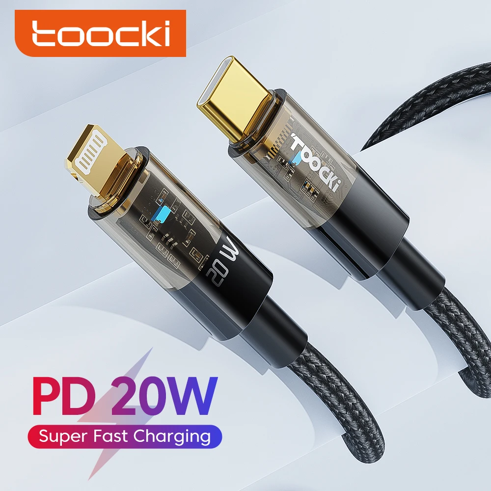 

USB-кабель Toocki с поддержкой быстрой зарядки и передачи данных, 20 Вт
