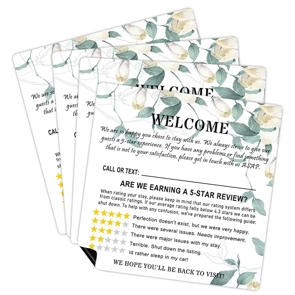 6-дюймовый гостевой магнит краткосрочная аренда 5-звездочное объяснение для