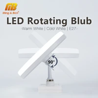e27 rotating led bulb with larger luminous surface 220v 110v cold light led lamp 13w 18w 24w for home living room kitchen garage