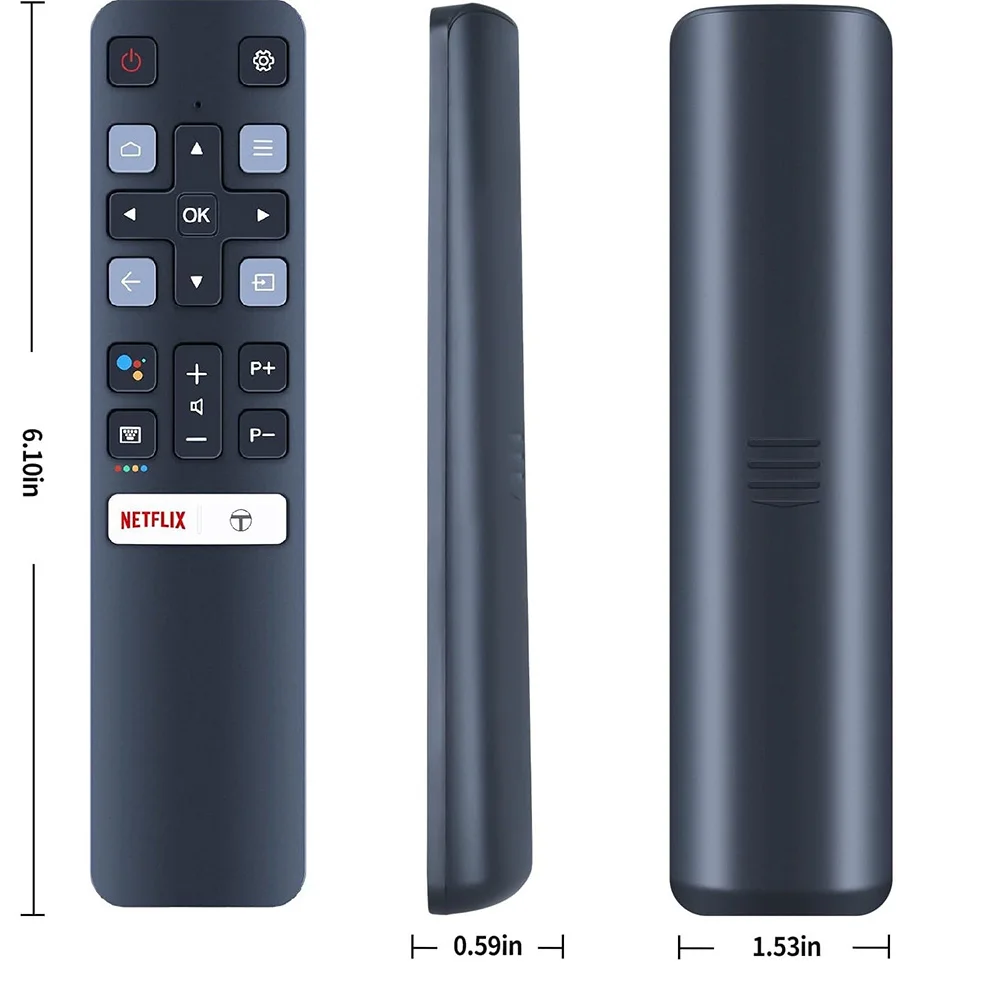Пульт дистанционного управления Smart TV RC802V FUR6 FUR7 для TCL Android 49P30FS 65P8S 55C715 49S6800 43P615 55C645 Пульт дистанционного управления без голоса (art.: 3920cd53cd98e) - 3920cd53cd98e