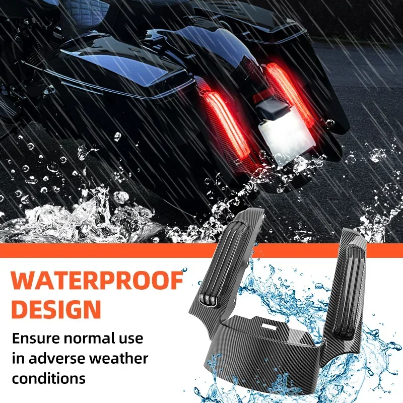 Светодиодный задний фонарь для мотоцикла удлинитель заднего крыла комплект