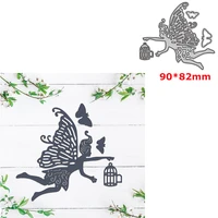 little girl with cage metal cutting dies set diy scrapbooking crafting knife mould blade punch stencils die cut mold 2022 new