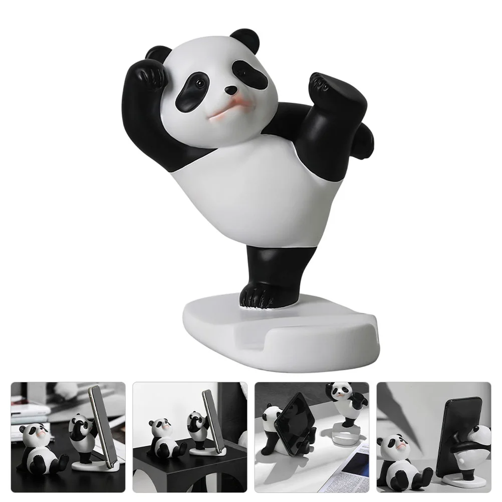 

Phone Holder Stand Panda Mobile Tablet Cell Desktop Animal Bracket Mount Desk Dock Support Smartphone Figure Bed Car Table