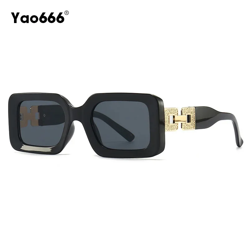 

Очки солнцезащитные женские квадратные, брендовые дизайнерские прямоугольные солнечные очки в стиле ретро, UV400