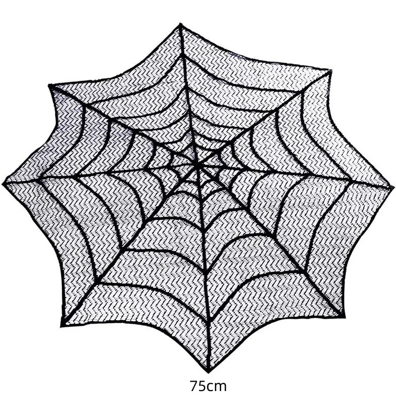 

Скатерть на Хэллоуин черная полиэстер