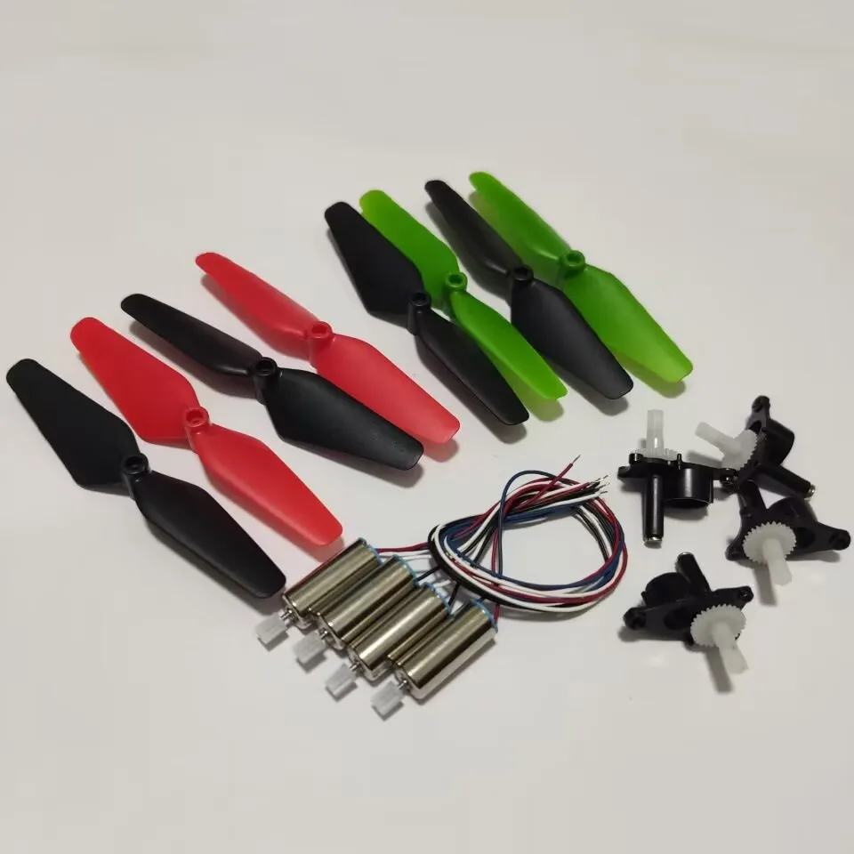 8 шт. 3 цвета лезвие CW CCW пропеллеры с мотором и рамой двигателя для Syma SKY D1650WH Phantom Drone RC Quadcoter запасные части