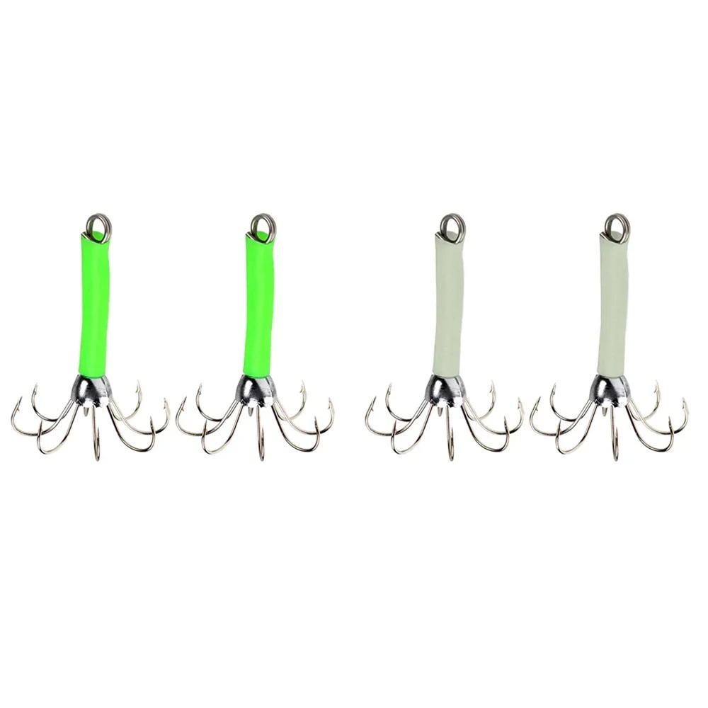 

Steel Luminous Freshwater Saltwater Sports Fishing Tools Squid Bait Octopus Squid Lures Lures Jig Hooks Fishing Accessories