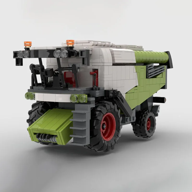 Фото Набор строительных блоков MOC City Farm Claas Lexion, 1218 деталей, конструктор, рождественский подарок, развивающая игрушка, идея для подарка на день рождения, для детей №3