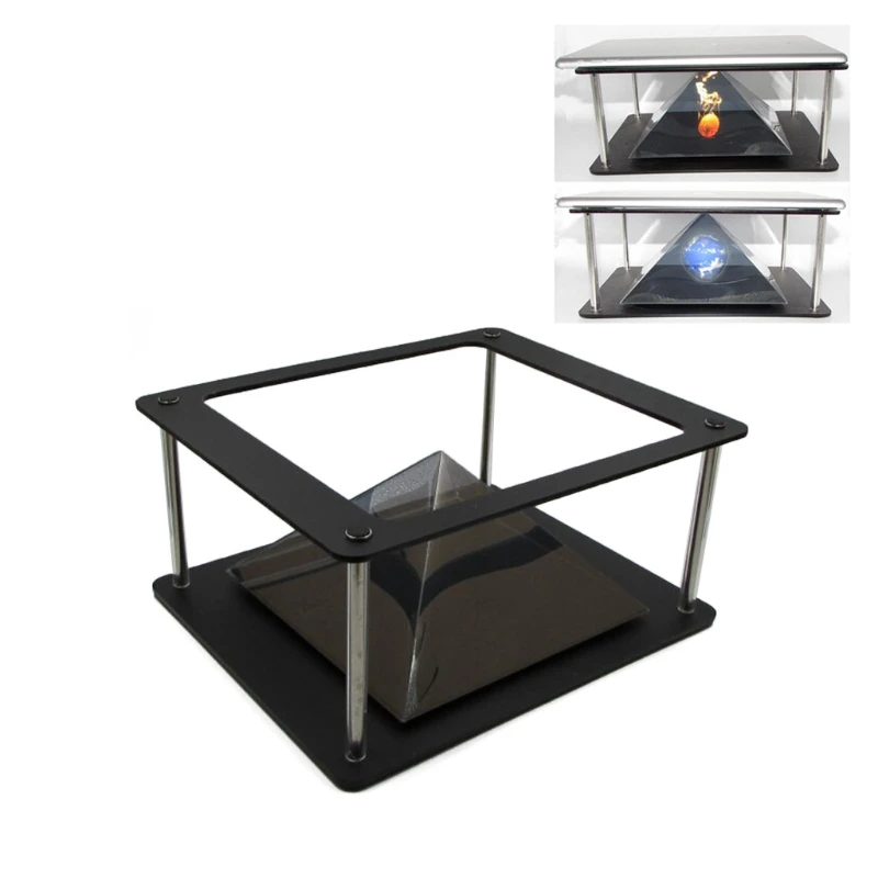 

Universal Pad Tab-let PC 3D Holo-graphical Hologram Display Stand Projector Py-ramid Entertainment Present Dropship